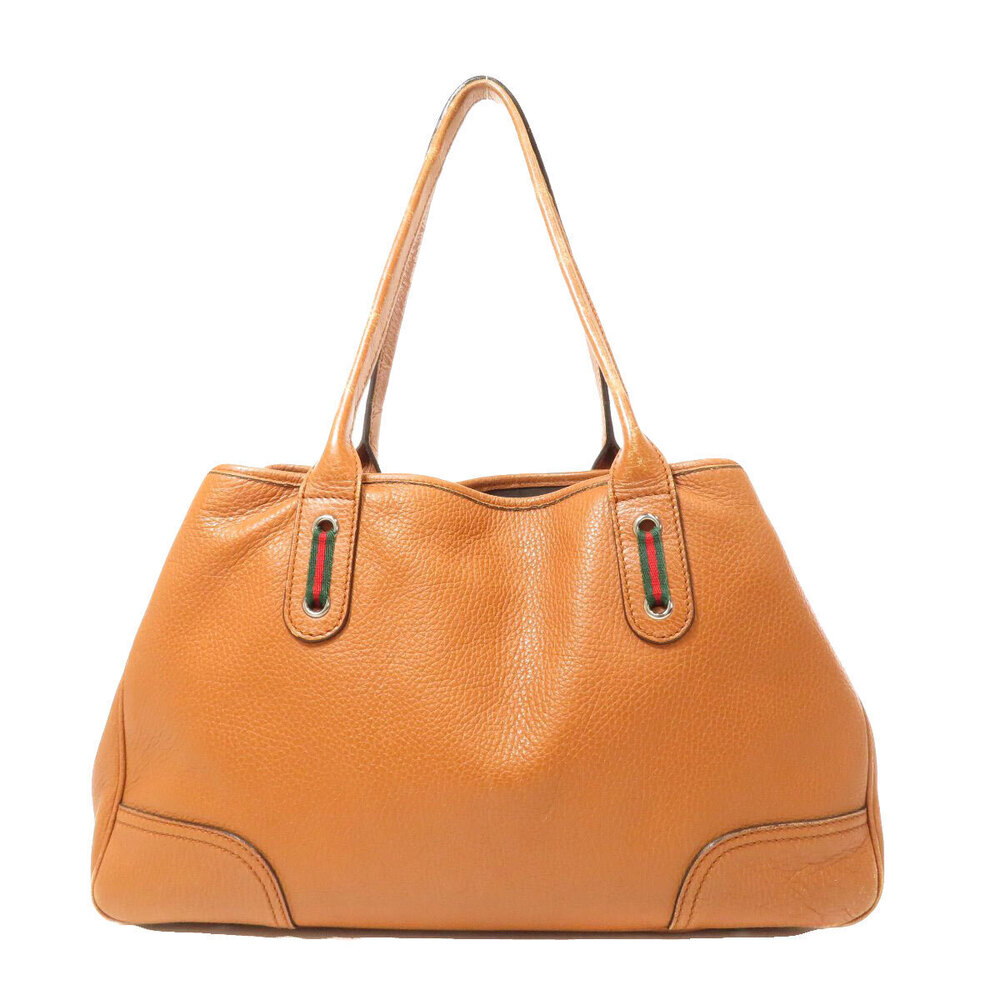 Gucci Tote Leather Logo Bag Motif
